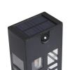 Solar LED Beckon Motion Sensor Deck Light, Black Finish, 10-50 Lumens (4-Count)