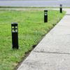 Outdoors Solar Powered LED Pathway Lights, 14-in. Tall, 6-Pack, ABS Casing, Waterproof IP44